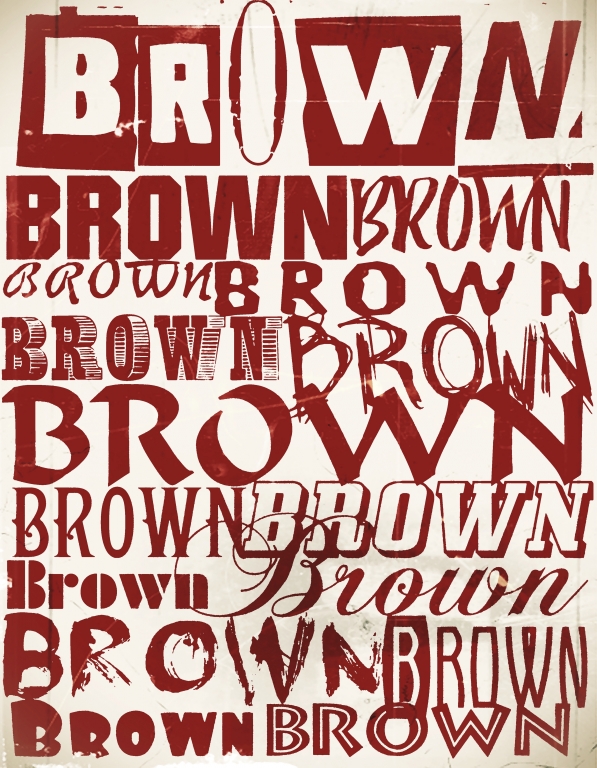 brown