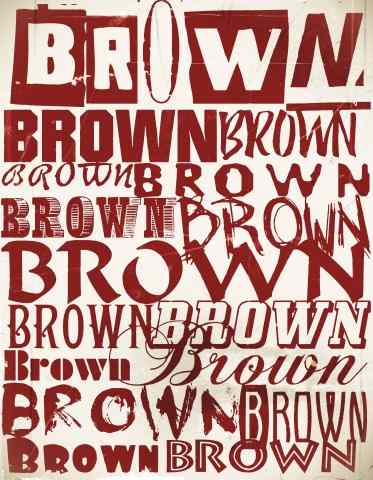 brown