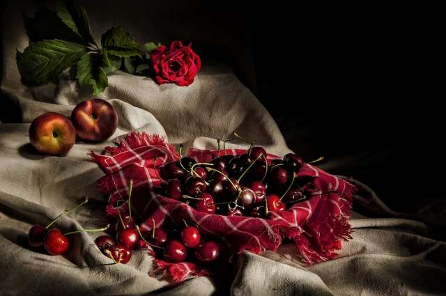 La natura morta e la luce