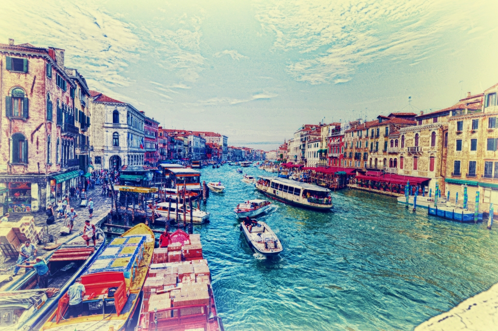 Venezia, veduta del Canal Grande.