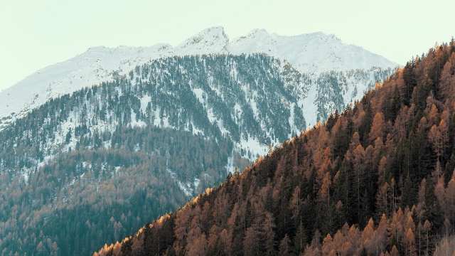 I colori dell'autunno sul massiccio del Monte Rosa