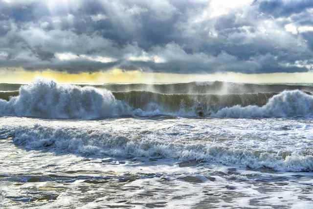 Mare in tempesta.
