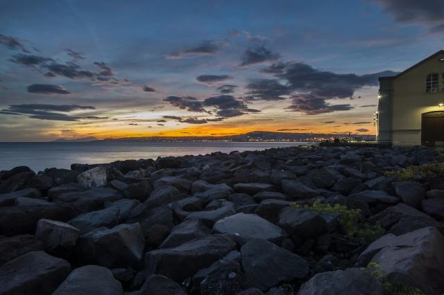 Tramonto con nuvole