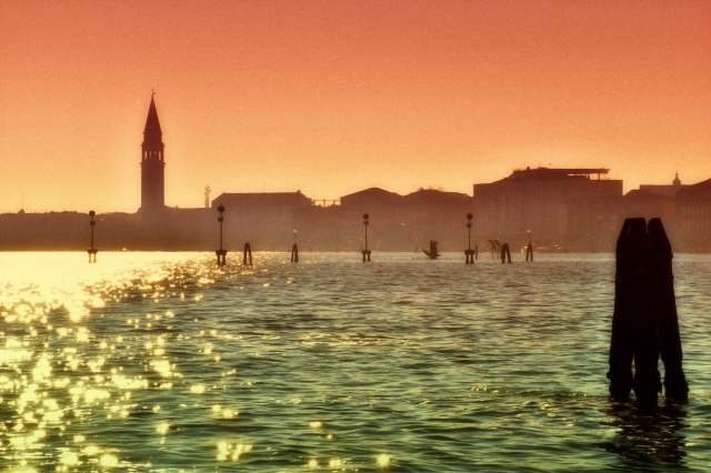Tramonto sulla laguna