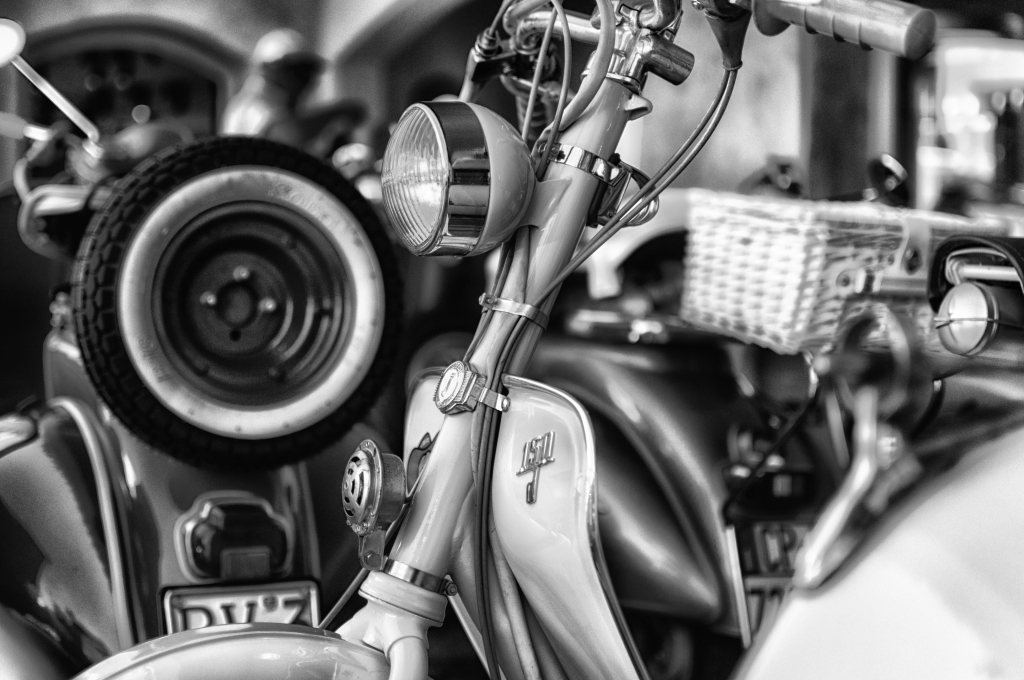 lambretta bianco e nero