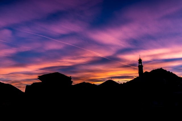 Tramonto  multicolore