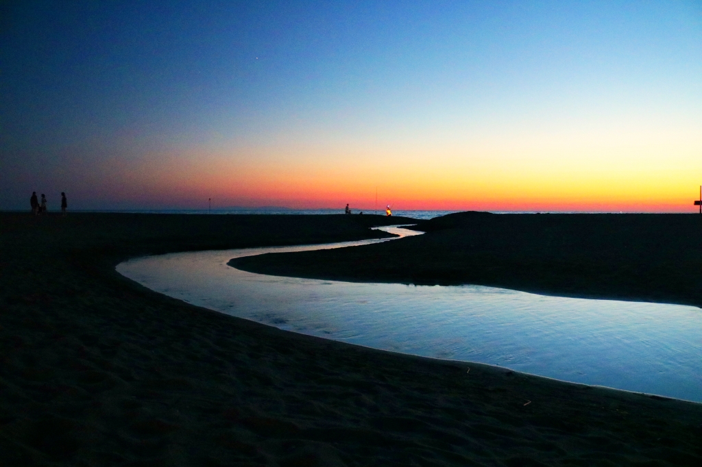 Tramonto sul mare