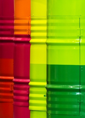 Bidoni colorati