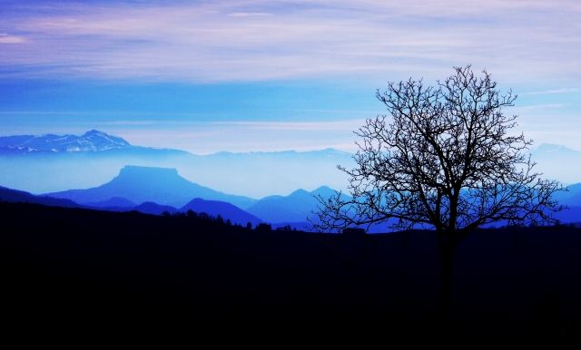 Appennino al tramonto