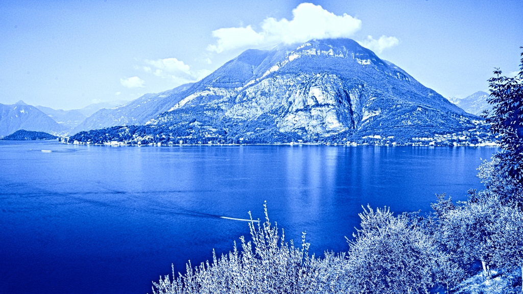 Paesaggio in blu