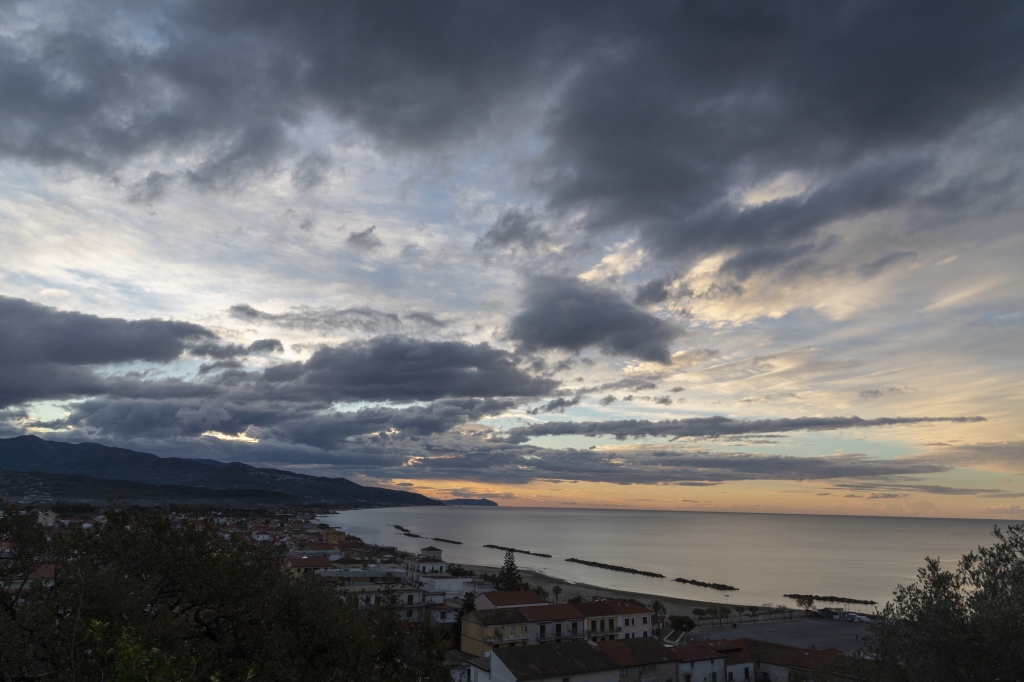 Alba sul golfo nel cilento