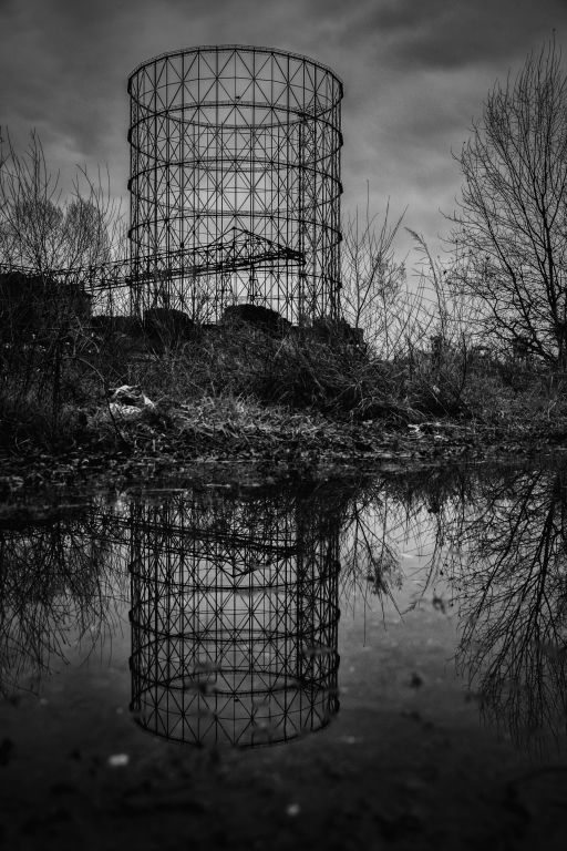 Il gazometro a Roma