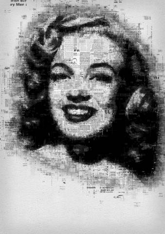 Marilyn Monroe digital Pop Art digitale