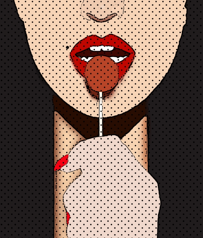 Pop Art ritratto di donna