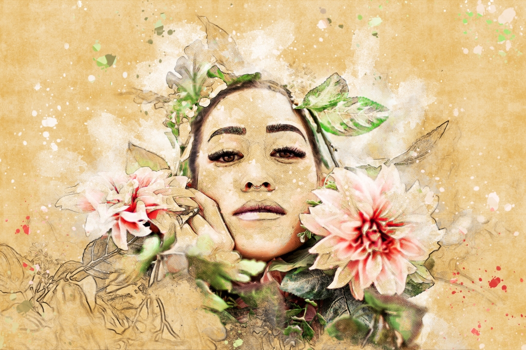 Girl Flowers