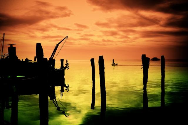 Tramonto sulla laguna