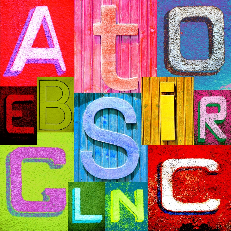 Lettere colorate