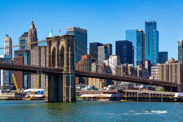 Manhattan vista da Roosevelt Island - New York