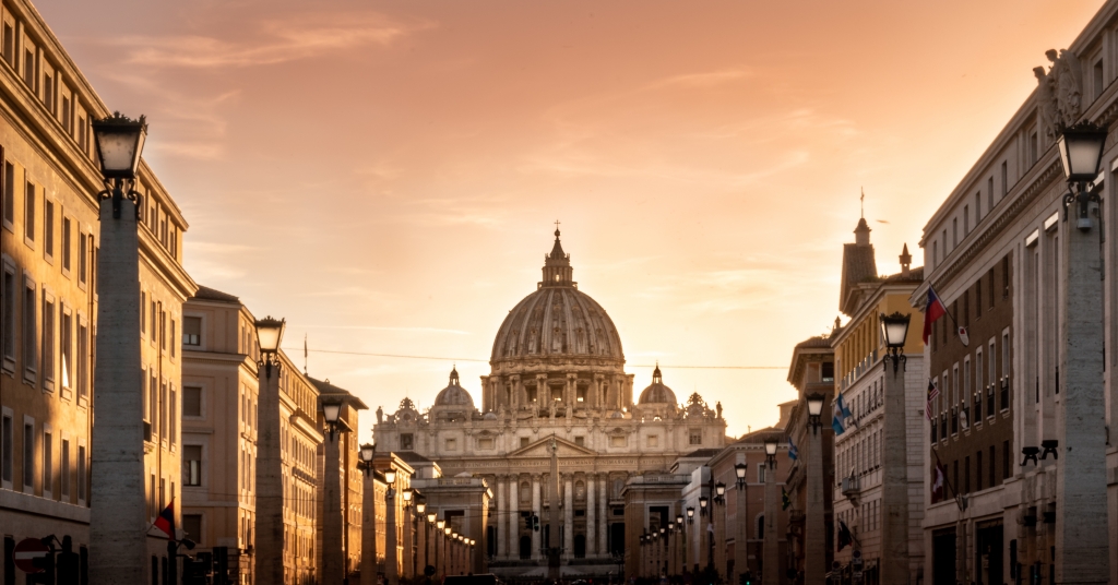 Tramonto su Roma