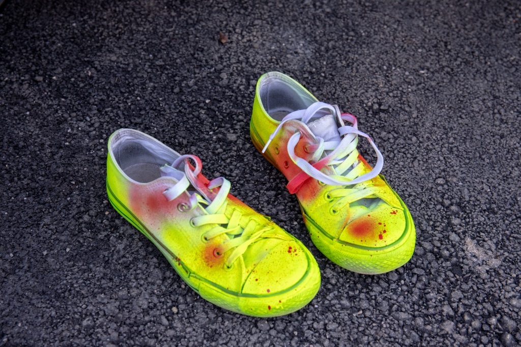 Scarpe colorate