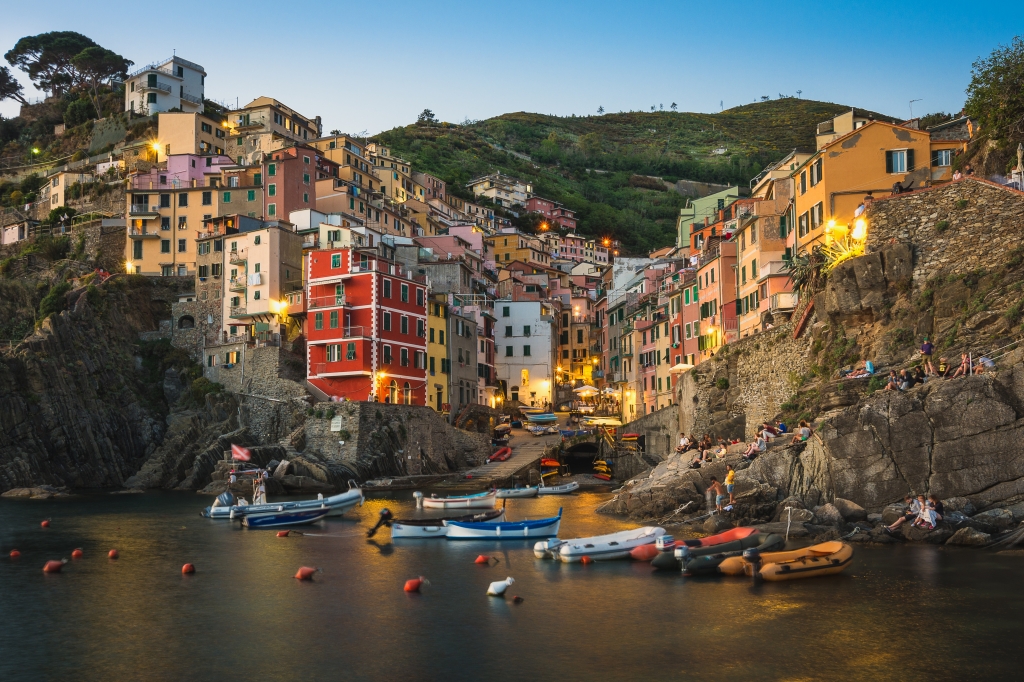 tramonto a riomaggiore