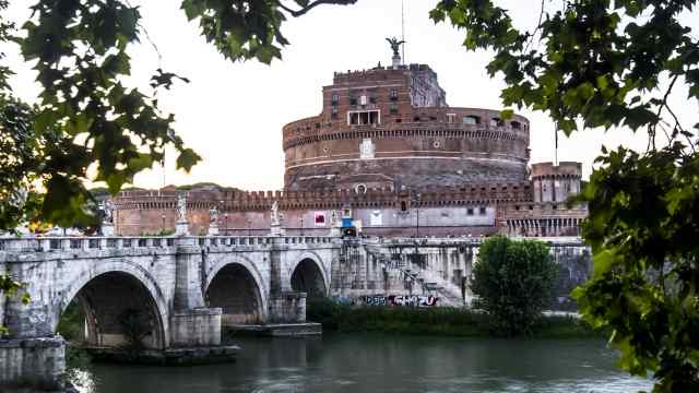 Castel Sant'Angelo and Ponte Sant'Angelo. Rome
