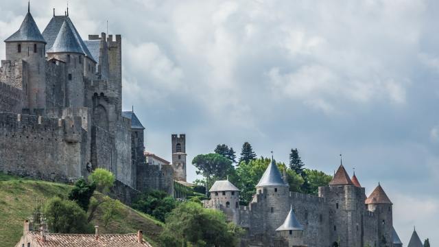 Mura e torri della cittadella medievale di Carcassonne