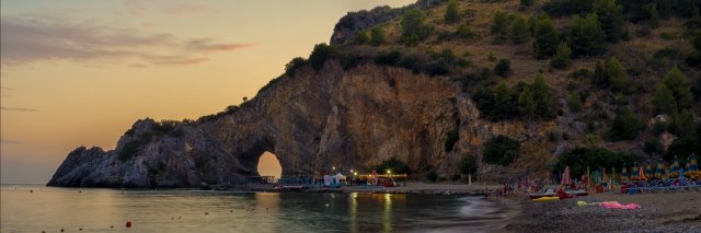 Alba all'Arco naturale di Palinuro