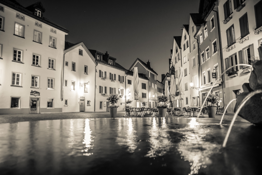 Passeggiando di notte per Coira