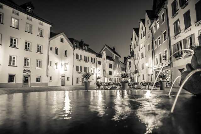 Passeggiando di notte per Coira