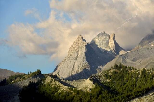 Temporale in montagna