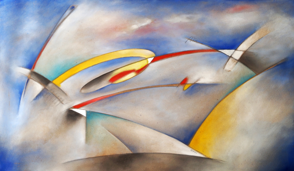 Traffico - Carlo Olper - Dipinto nel 2015