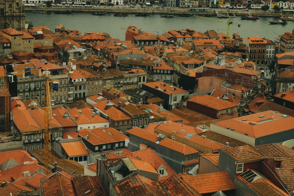 Porto vista sui tetti della Ribeira in Portogallo