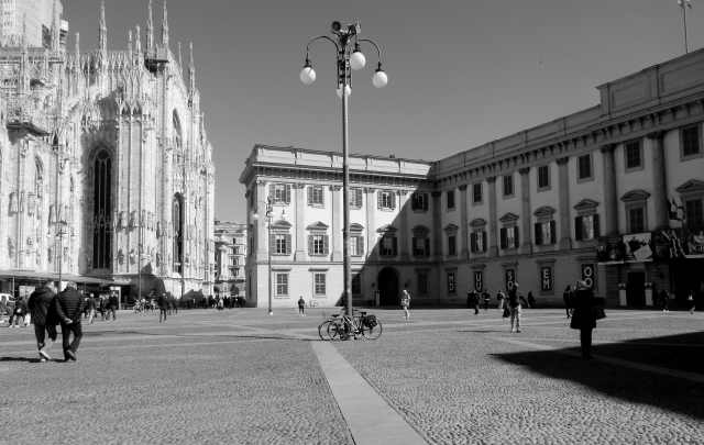 Mlano -Palazzo Reale e Duomo
