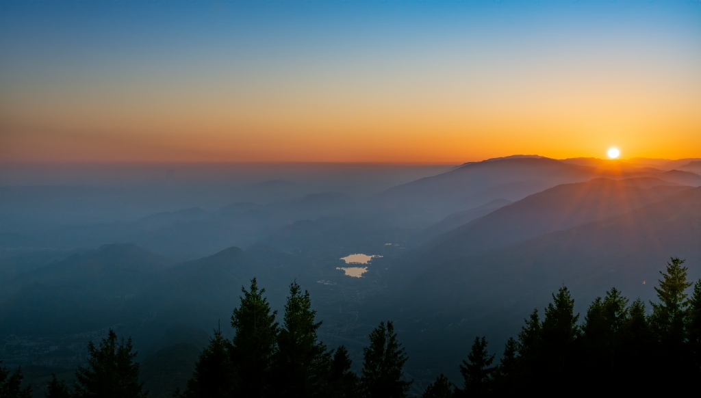 Tramonto dalla vetta