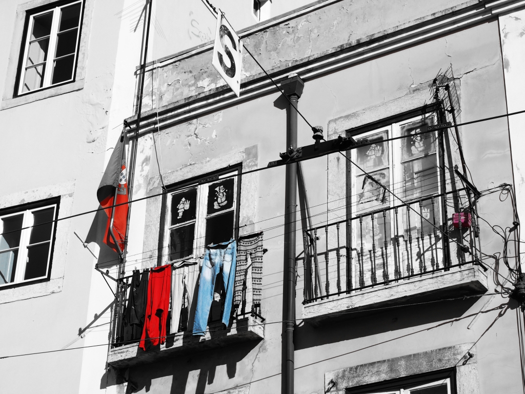 Colori portoghesi appesi