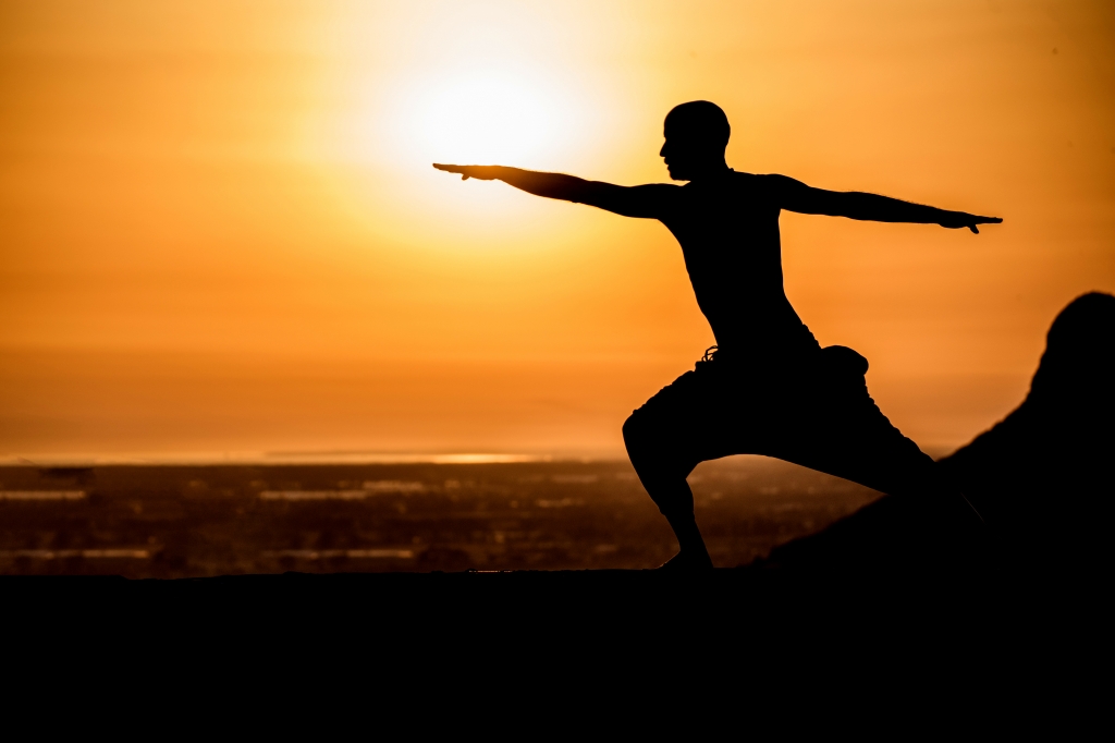 yoga al tramonto