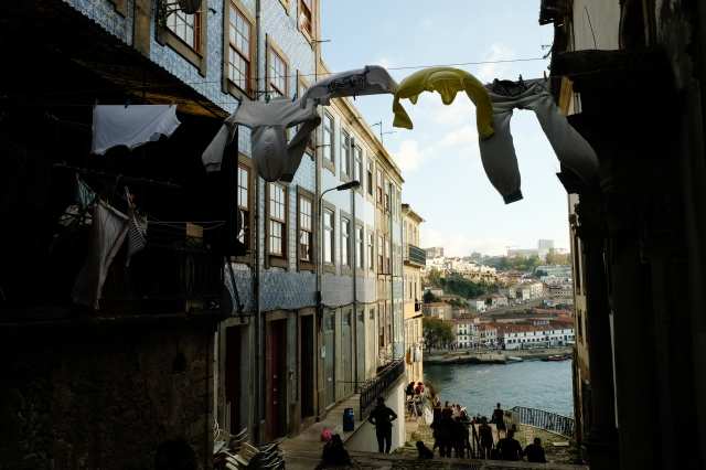 Porto, Portogallo scala Dos Guindais
