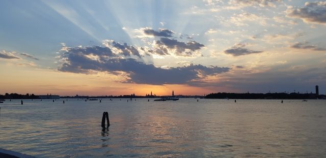 vista dal Lido di Venezia