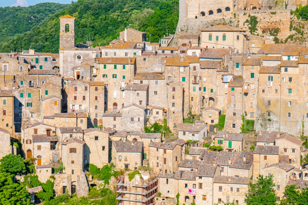 Il borgo di Sorano, Grosseto, Toscana