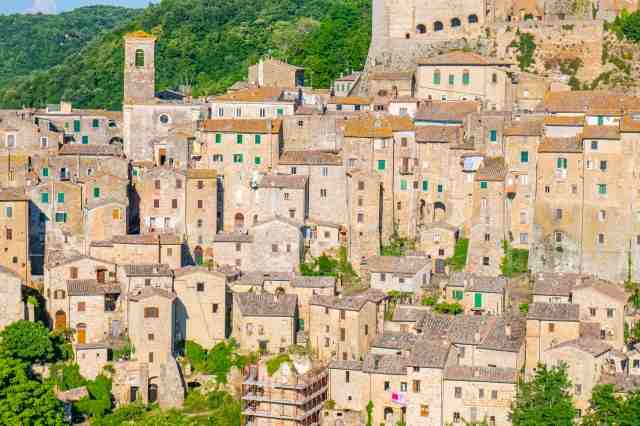 Il borgo di Sorano, Grosseto, Toscana