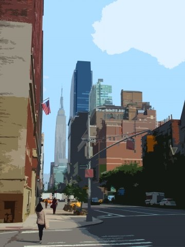 Manhattan a fumetti