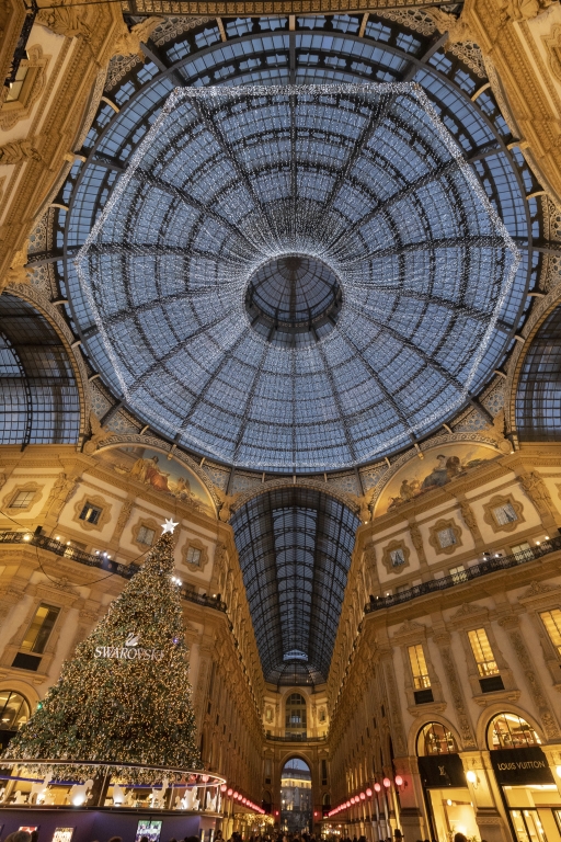 Natale in galleria a Milano