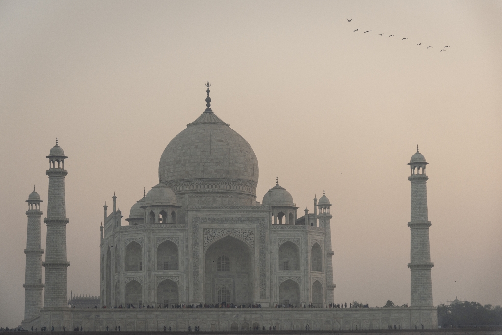 Sunset at Taj Mahal