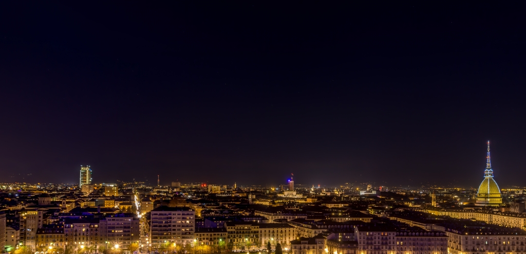Vista aerea di Torino
