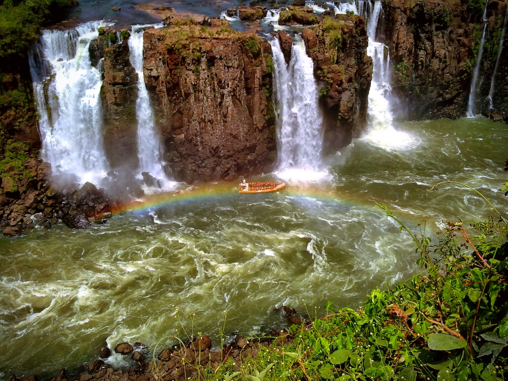 Cascate Foz de Iguaçu brasile