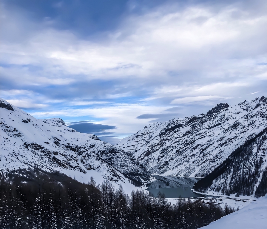 La montagna vista dall’alto