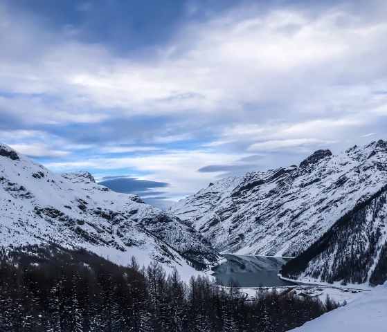 La montagna vista dall’alto