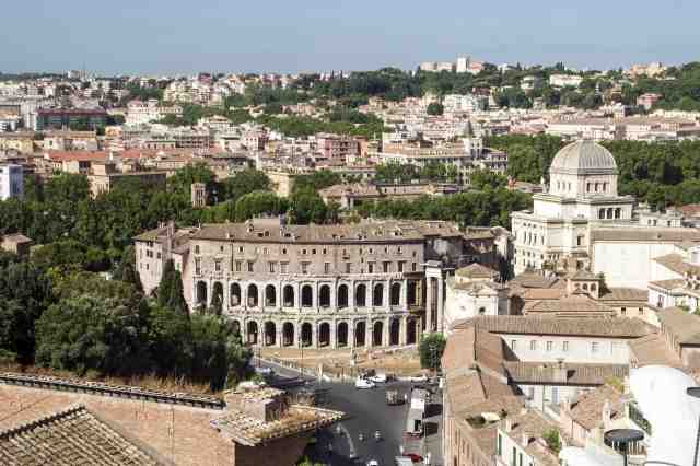 Il Teatro di Marcello e la Sinagoga di Roma