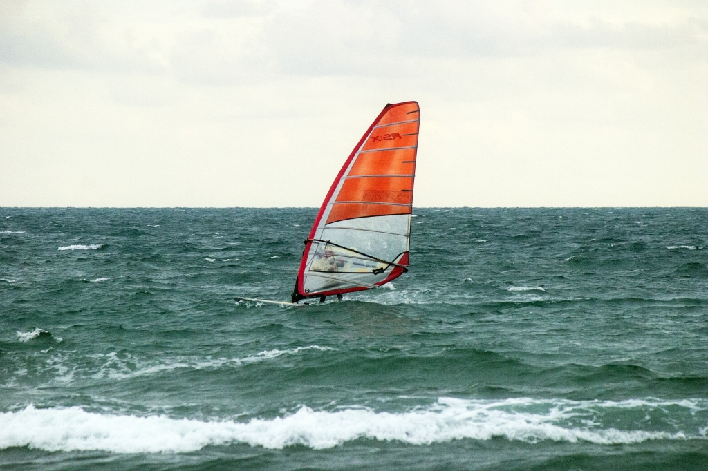 Mare d'inverno con Windusrf